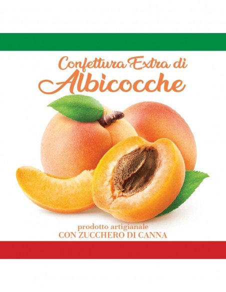 Fico 24 Elenchi Di Marmellata Di Albicocche Con Zucchero Di Canna 